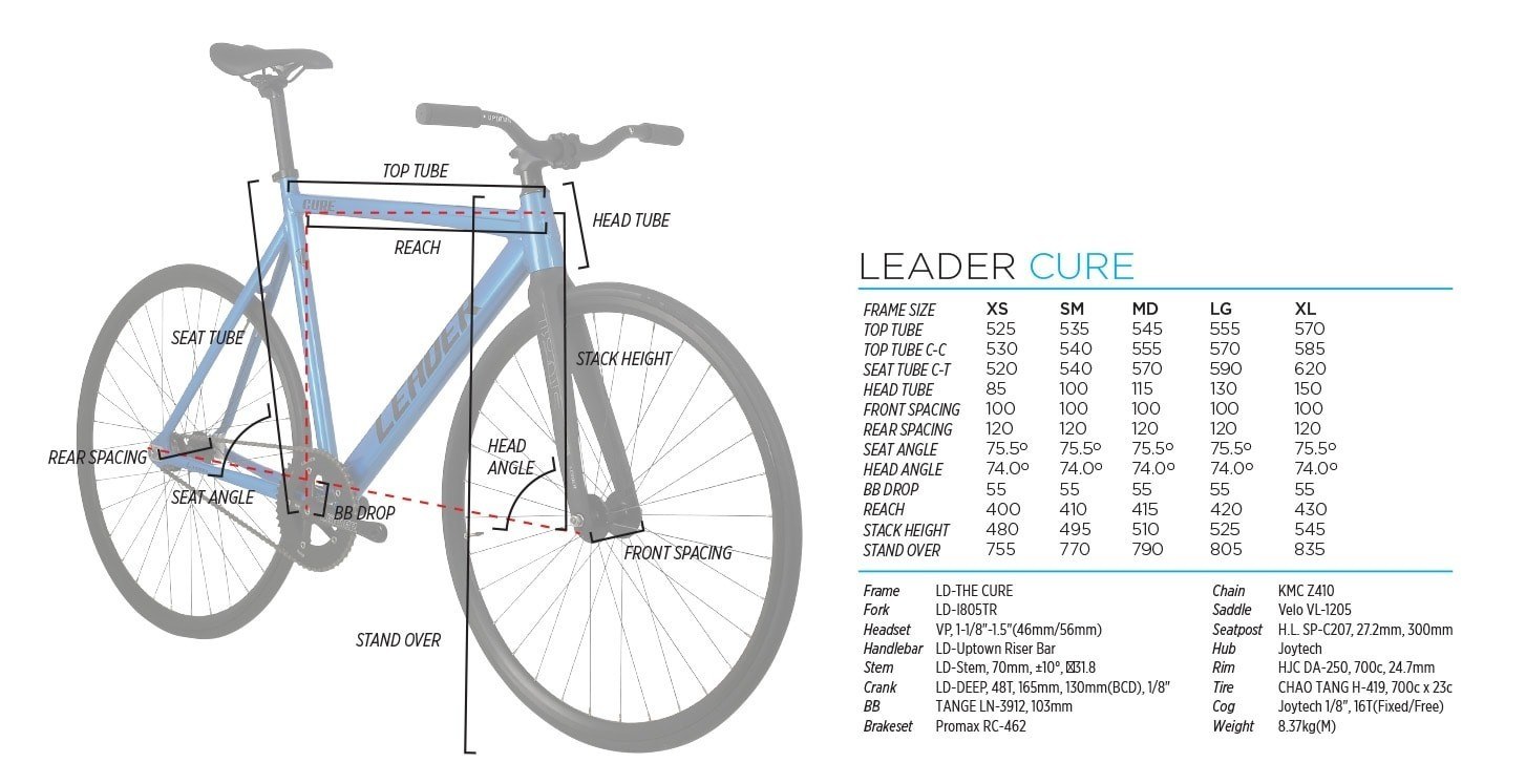LEADER®︎ THE CURE Complete Bike | ブローチャーズオンライン 